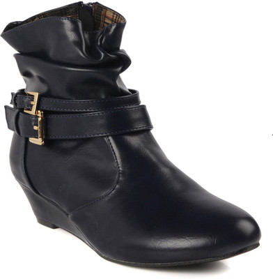 

Flat n Heels Boots For Women(Navy)