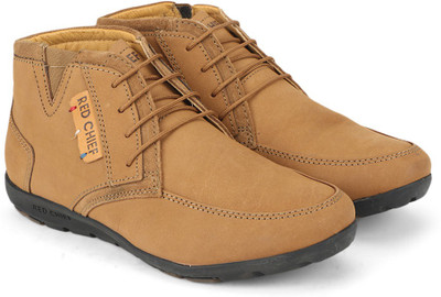 

Red Chief 159-ABUCK Boots For Men(Khaki, Rust
