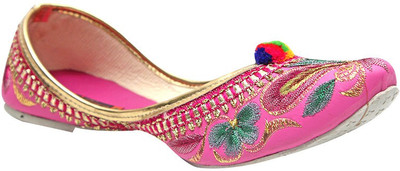 

Port Ladies Punjabi jutti Jutis For Women(Pink