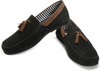 

FUNK Drone Loafers For Men(Black, Brown