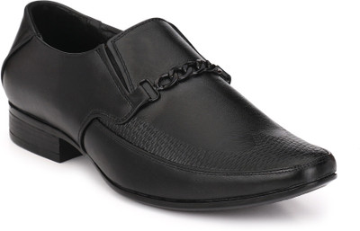 

Knoos Party Formal Shoes Slip On For Men(Black
