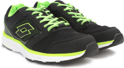 

Lotto EVERIDE AMF Running Shoes For Men(Black, Green), Dark navy/yellow safety