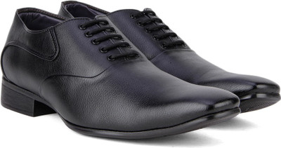 

Bata BLACK Lace Up Shoes For Men(Black