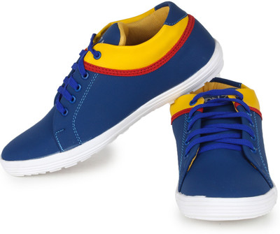 

Beonza Casual Shoes For Men(Blue, Yellow