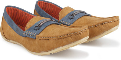 

Footista Superb Loafers For Men(Tan, Blue