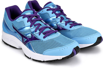 

Mizuno Mizuno Spark (W) Running Shoes For Women(Blue, Purple, White, Blue grotto::royal purple::silver