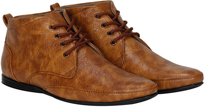 

Kraasa RockSolid Boots For Men(Tan