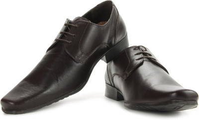 Red Tape Men Genuine Leather Lace Up Shoes For Men(Brown)