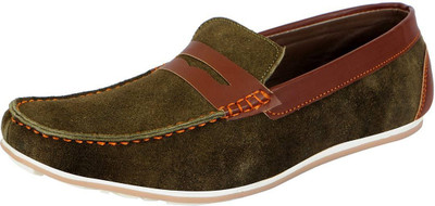 

FAUSTO Loafers For Men(Green, Olive