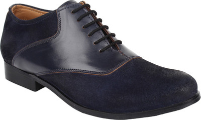 

Lujo Lace Up For Men(Blue, 003;blue