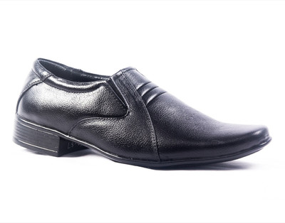 

LeCobbs Leather Formal Slip On For Men(Black