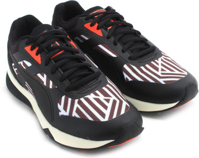 

Puma 698 Ignite Stripes Wn's Running Shoes For Women(Black, White-black-grenadine