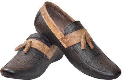 Candey Shoes Loafers For Men(Black, Brown