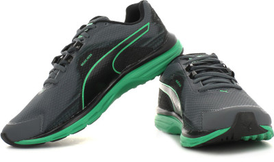

Puma Faas 500 v4 Running Shoes For Men(Grey), Turbulence;black;green