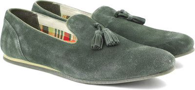 

United Colors of Benetton 16A8SUEDFW38I Loafers For Men(Olive, 901