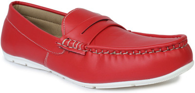 

Vilax Casual Loafers For Men(Red, White)