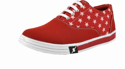 

Levanse Daily wear casual shoes Canvas Shoes For Men(Red, Bright red
