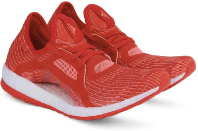 

ADIDAS PUREBOOST X Running Shoes For Women(Red, White, Rayred/vappnk/ftwwht