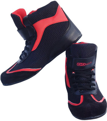 

Gowin Volcano Red Black Wrestling Shoes For Men(Black, Red