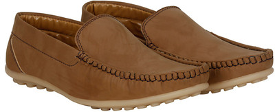 

Kraasa Klick Loafers For Men(Beige, Teek