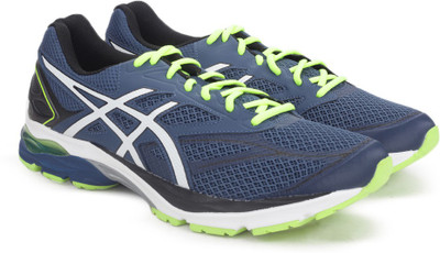 

Asics Running shoe For Men(Blue, Poseidon/white/safety yellow