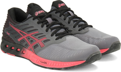 

Asics fuzeX Running Shoes For Women(Grey, Titanium/azalea/black