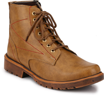 

ZebX Boots For Men(Brown