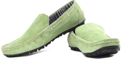 

Flippd Genuine Leather Loafers For Men(Green, Light green