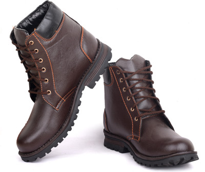 

Musk Duck Brown Long Boots For Men(Brown)