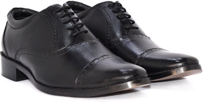 

Alberto Calza Genuine Leather Oxford Lace Up For Men(Black