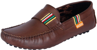 

FAUSTO Loafers For Men(Brown