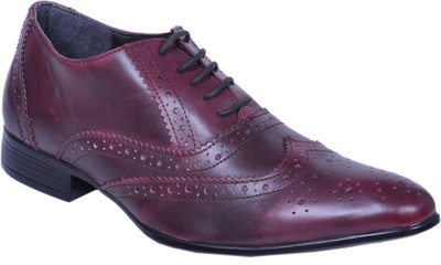 

Papa Leather Shoes for Men For Men(Maroon, Cherry