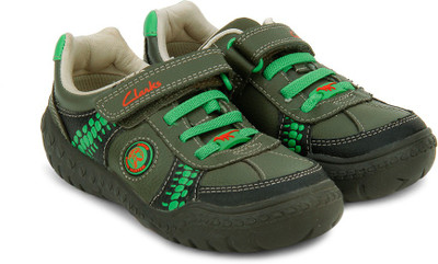 

Clarks Boys, Khaki combi lea