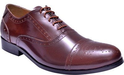 

Hirel's Brown Oxford Lace Up For Men(Brown