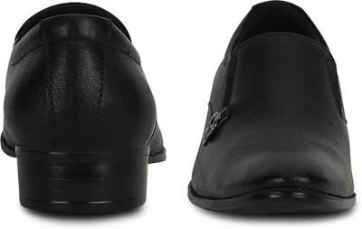 Kielz Kielz Black Formal Slip-Ons Shoes Corporate Casuals