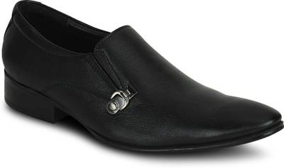 Kielz Kielz Black Formal Slip-Ons Shoes Corporate Casuals