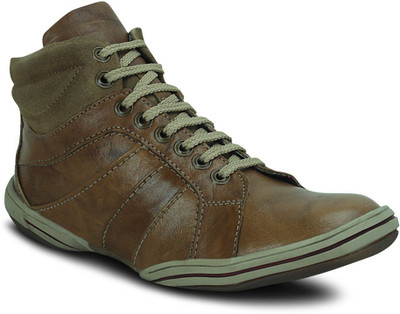 

Get Glamr High Tops Casual Shoes For Men(Tan)