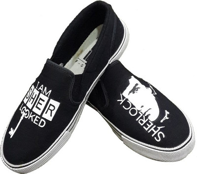

F-Gali The Sherlock Holmes Slip-on Shoes Canvas Shoes For Men(Multicolor