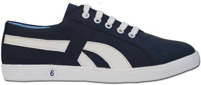Fashion67 Blue-Tan Trendy Sneakers
