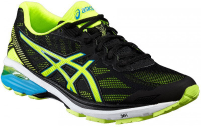 

Asics GT-1000 5 Men Running Shoes For Men(Black, Black::safety yellow::blue jewel