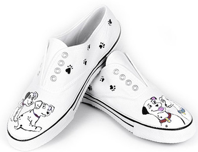

F-Gali The Dogs Low Top Canvas Shoes Canvas Shoes For Women(Multicolor