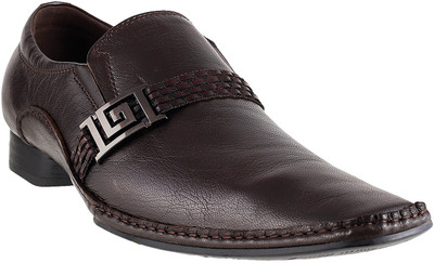 

Mochi J Fontini Slip On Shoes For Men(Brown, 12;brown