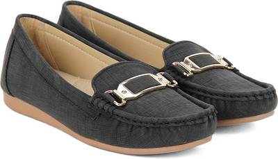 

My Foot Casual Loafers For Women(Black