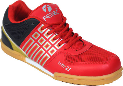 

Feroc SHOT 21 R.B Unisex Tennis,Vollyball Badminton Shoes For Men(Red