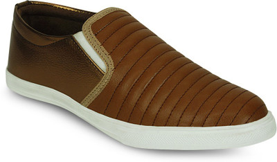 

Get Glamr Designer Slip on Sneakers For Men(Tan)