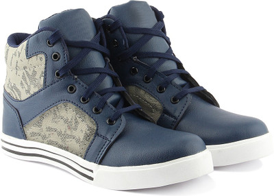 

Golden Sparrow High Ankle Casual For Men(Navy, Grey)
