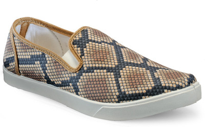 

Juan David Canvas Shoes For Men(Brown
