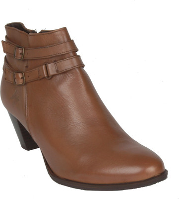 

Salt N Pepper 14-616 Taupe Boots For Women(Brown