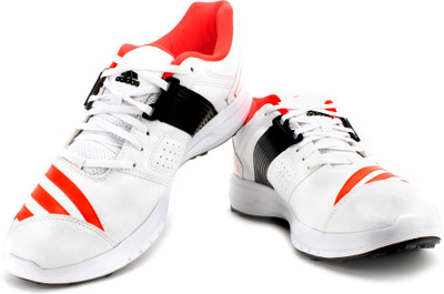 

ADIDAS VECTOR TRAINER Men Cricket Shoes For Men(White), White/solred/black