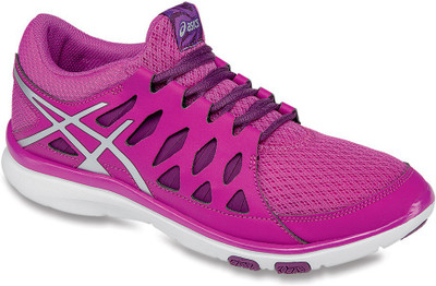 

Asics GEL-FIT TEMPO 2 Running Shoes For Women(Multicolor, Berry/silver/plum